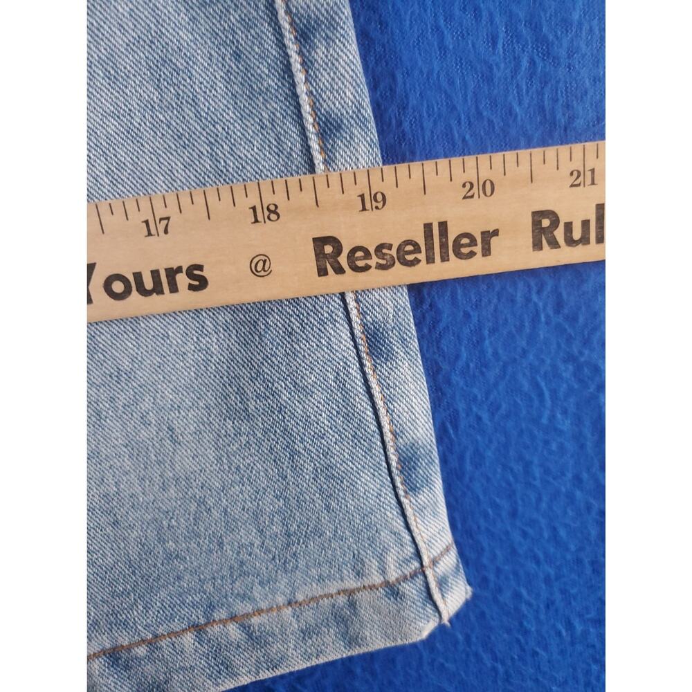 Billabong Denim Mini Skirt Womens Size 31 Blue Jean Button Front Panel - Picture 10 of 14
